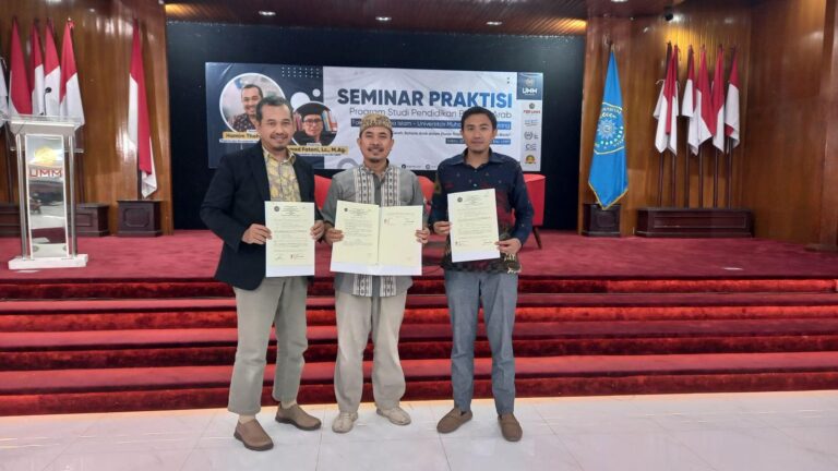 SEMINAR PRAKTISI DAN PENANDATANGANAN MoA – IA : PBA UMM GAET PENERJEMAH TERSUMPAH BAHASA ARAB