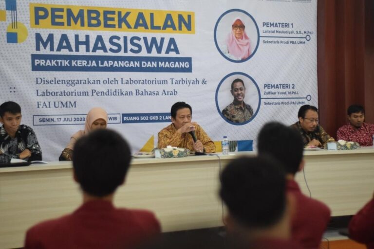 PEMBEKALAN MAGANG SEKOLAH NASIONAL & INTERNASIONAL 2023 : MAHASISWA PBA UMM SIAP TERJUN LAPANG