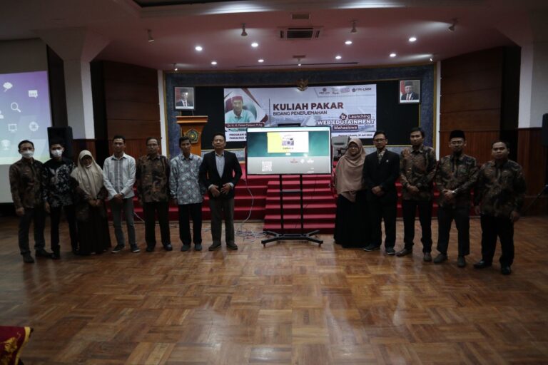 Wujudkan Visi Prodi: PBA UMM Selenggarakan Kuliah Pakar Bidang Penerjemahan dan Launching Website Edutainment Pembelajaran Bahasa Arab