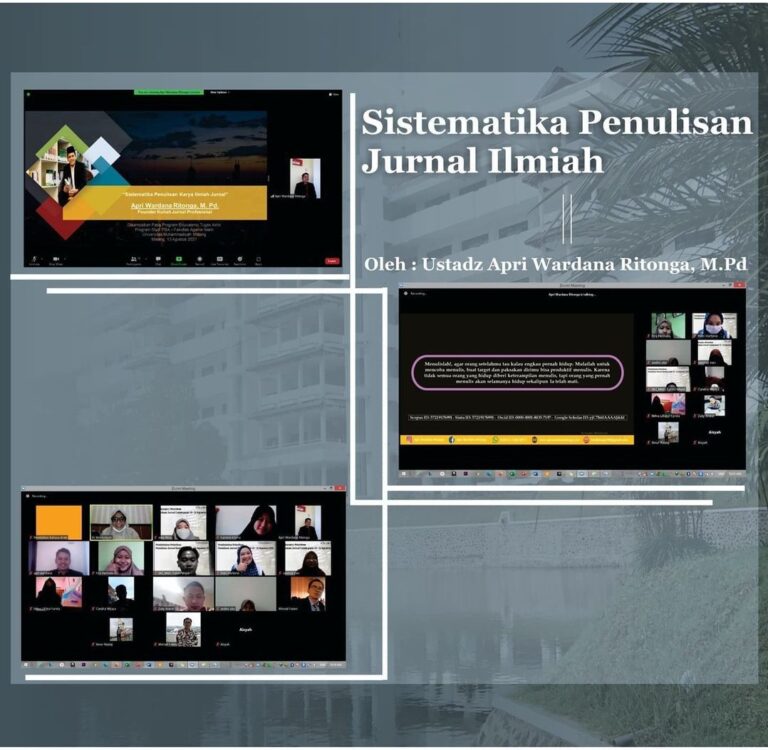 PERDANA PERCEPATAN KELULUSAN DENGAN JURNAL ILMIAH – PBA UMM ADAKAN PELATIHAN PENULISAN TUGAS AKHIR