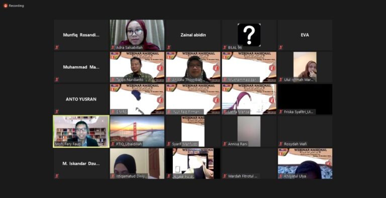 PERINGATI HARI BAHASA ARAB INTERNASIONAL, PBA UMM ADAKAN WEBINAR