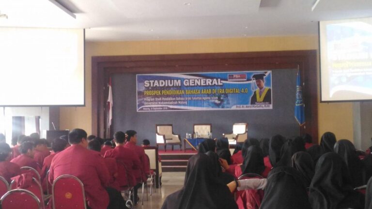 MEMBANGUN KESADARAN AKAN PENTINGNYA BAHASA ARAB MELALUI STADIUM GENERAL