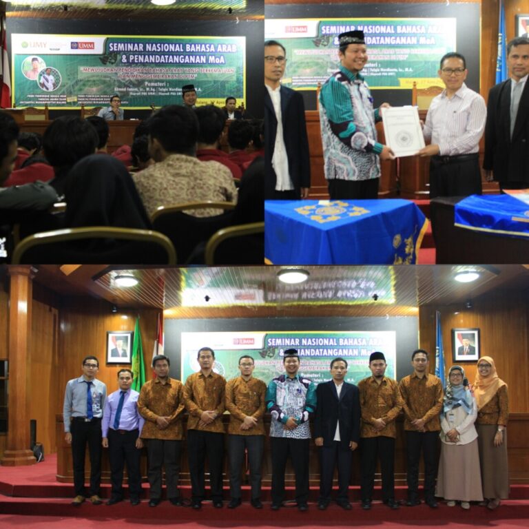 LAWATAN PERSAHABATAN PRODI PBA UMY BERBALUT SEMINAR NASIONAL, PRODI PBA UMM LAHIRKAN MoA KERJASAMA