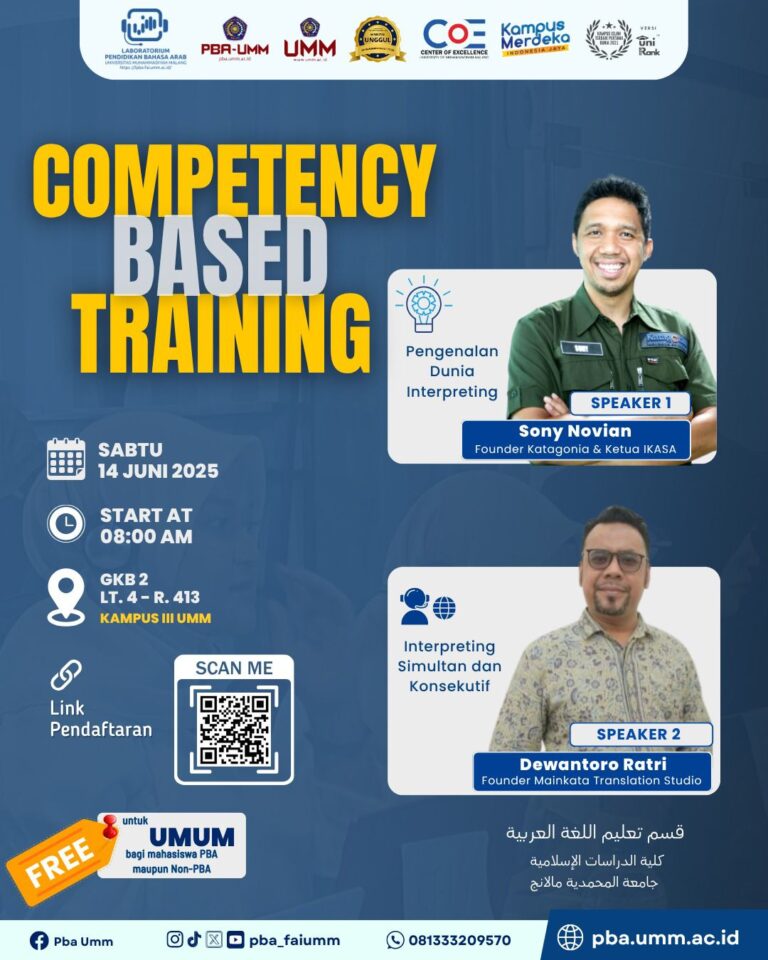 KULIAH PRAKTISI PBA UMM 2025: COMPETENCY BASED TRAINING