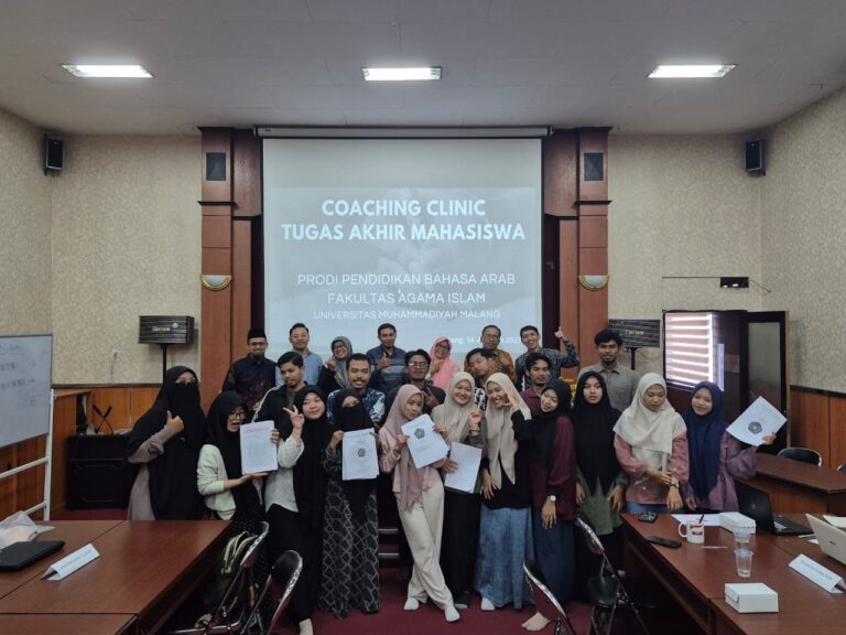 MAHASISWA ANGKATAN 2022 SIAP TUGAS AKHIR: PBA UMM ADAKAN COACHING CLINIC